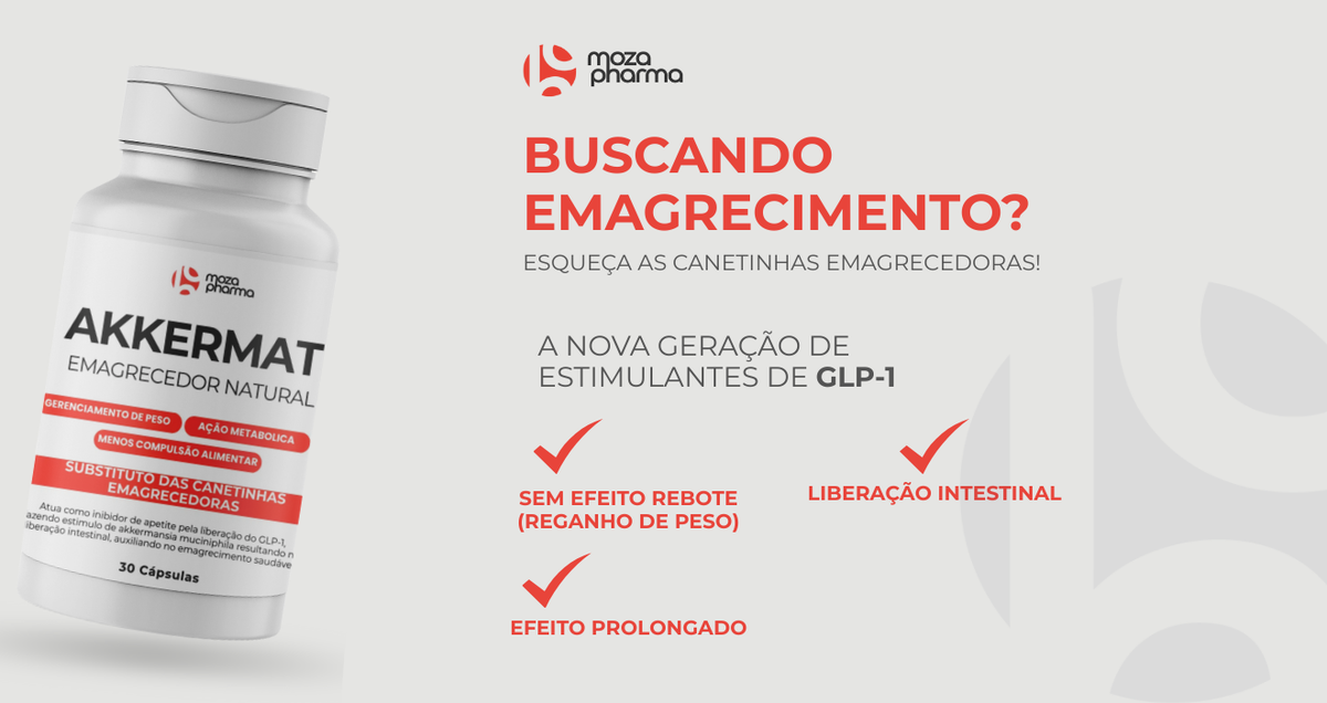 AKKERMAT® 150mg - 30 Cápsulas - O substituto da canetinha! Único do mercado - Fórmula Inovadora