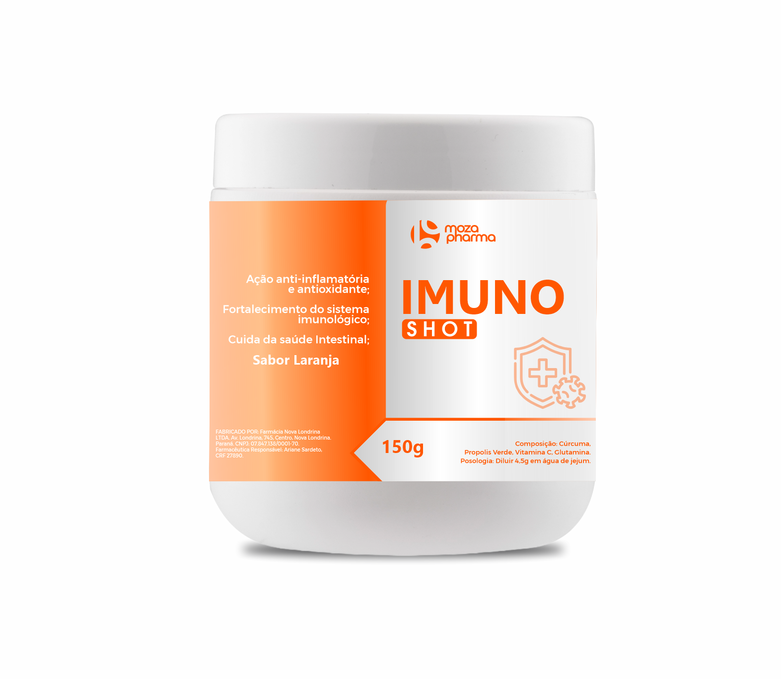 Imuno Shot - 150g - Sabor Laranja