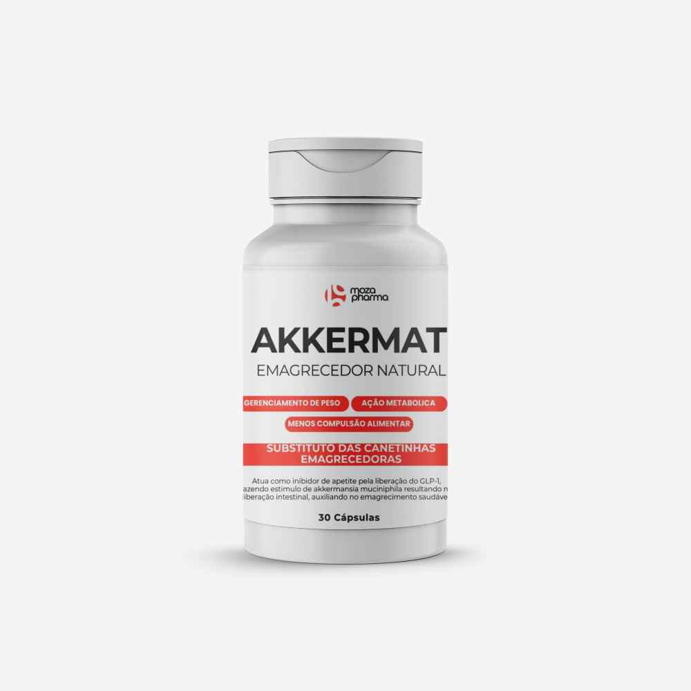 AKKERMAT® 150mg - 30 Cápsulas - O substituto da canetinha! Único do mercado - Fórmula Inovadora