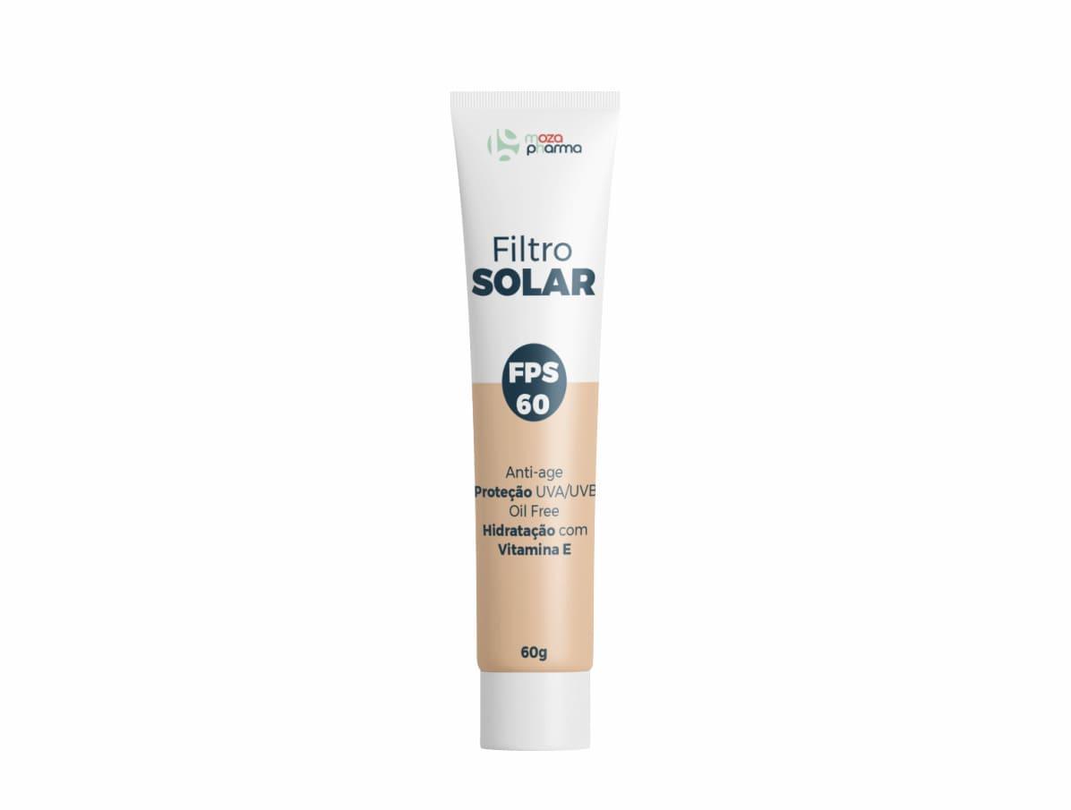 Filtro Solar FPS 60 - 60g - Moza Pharma