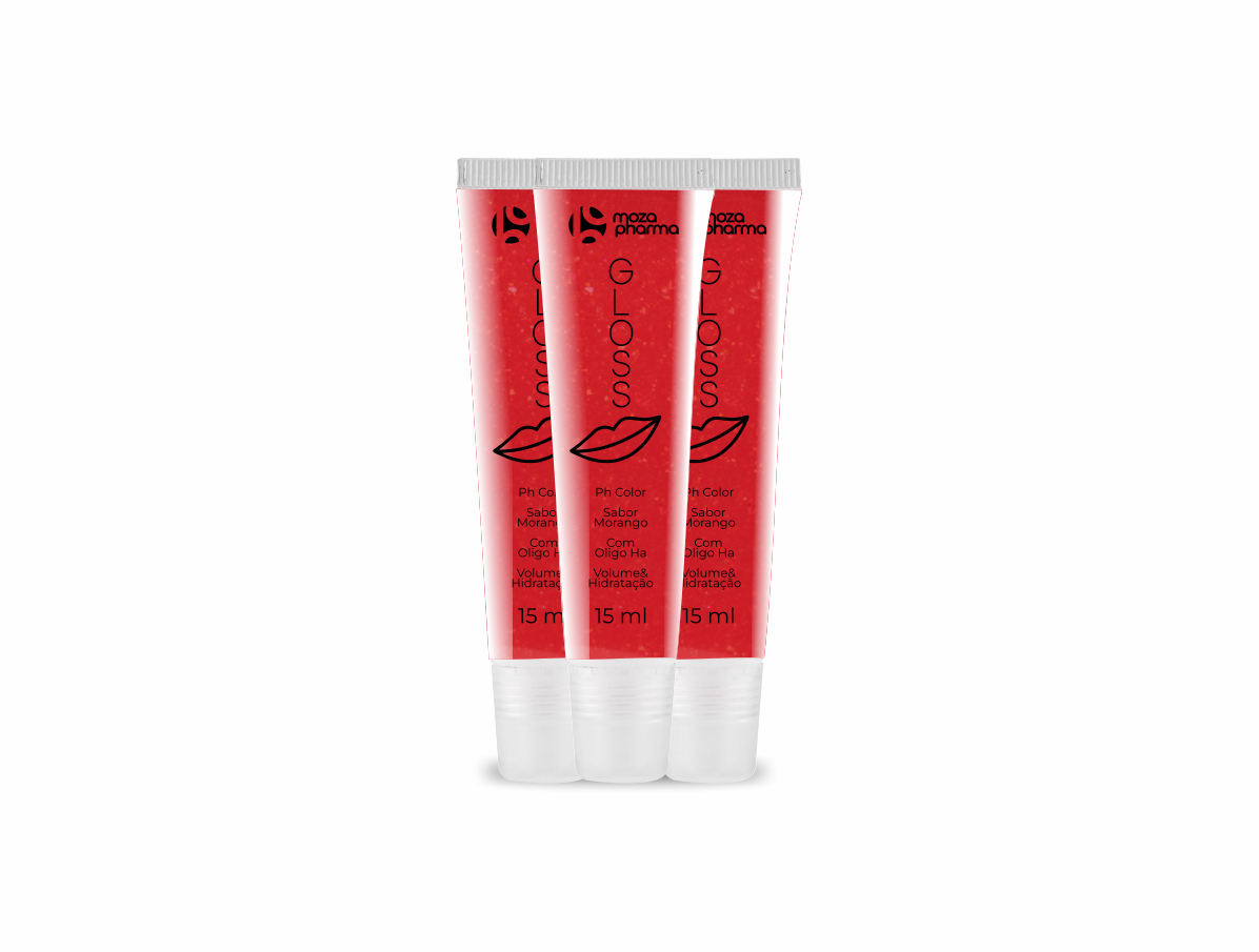 Gloss Bisnaga PH Color 3 unidades