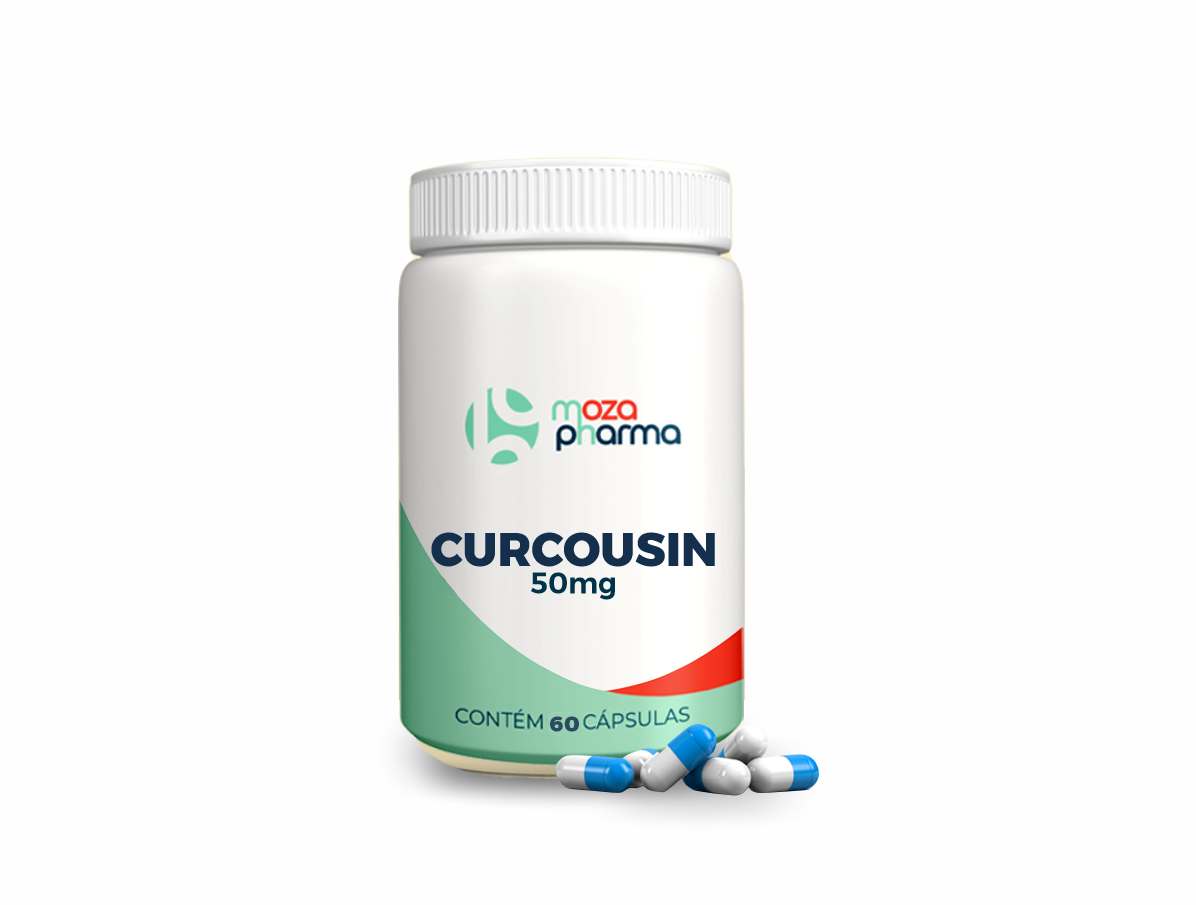 Curcousin 50mg - 60 cápsulas.