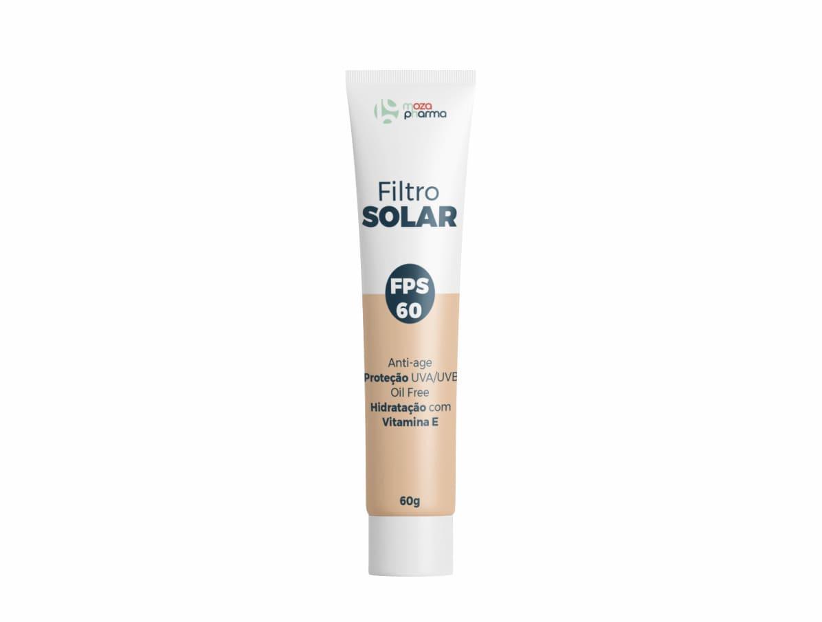 Filtro Solar FPS 60 - 60g - Moza Pharma