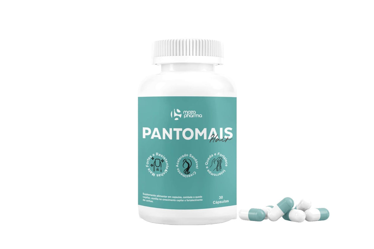 Pantomais Hair 30 Cápsulas - Moza Pharma